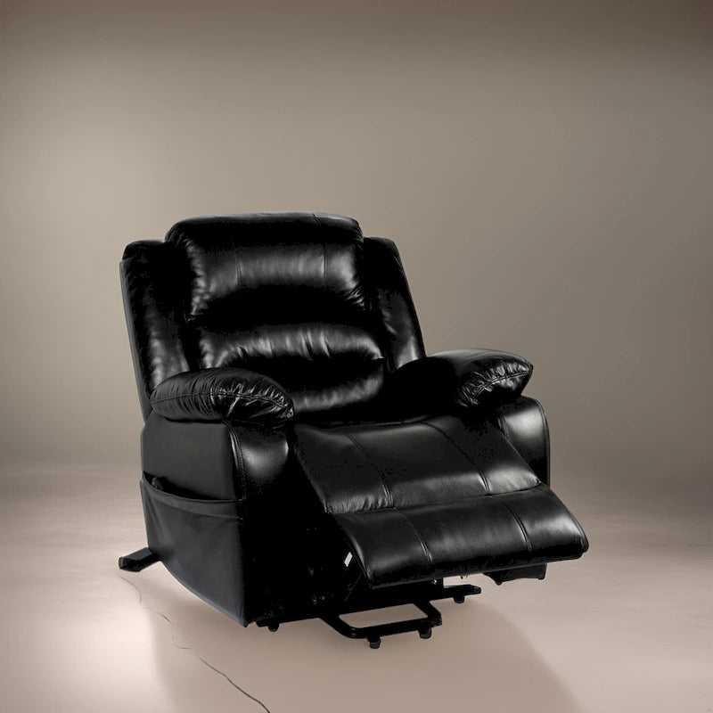Fauteuil releveur électrique avec chauffage, massage à 8 points et télécommande