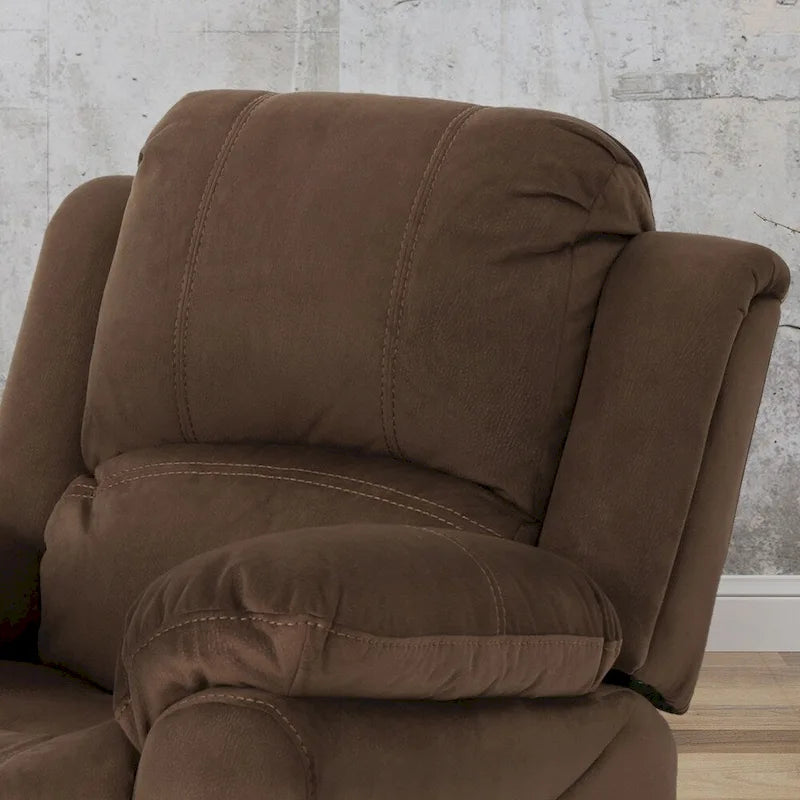 Extra großer Schaukel- und Relaxsessel aus Mikrofaser