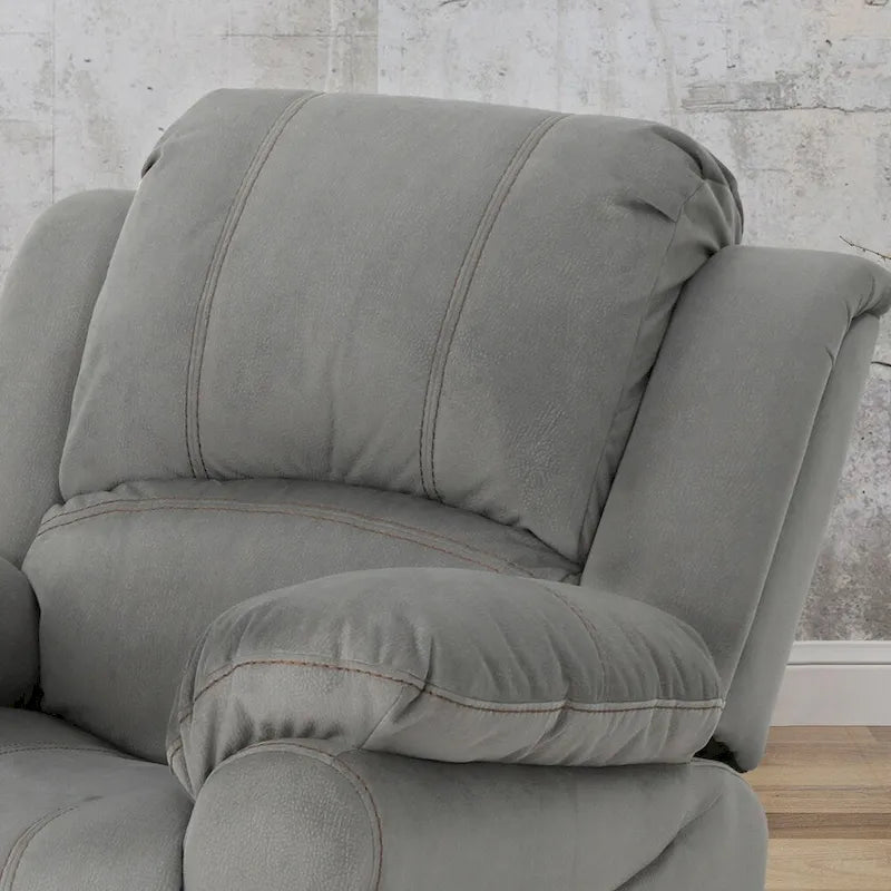 Extra großer Schaukel- und Relaxsessel aus Mikrofaser