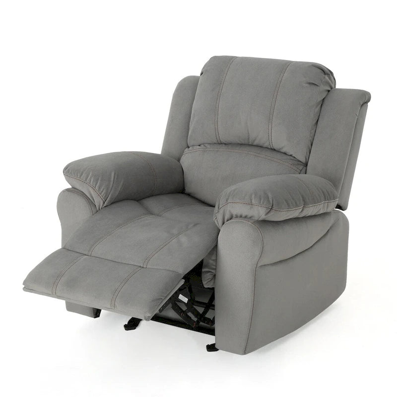 Extra großer Schaukel- und Relaxsessel aus Mikrofaser