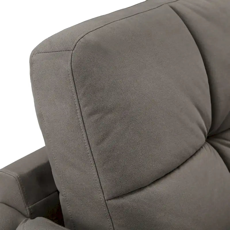 Tufted Microfiber Armchair