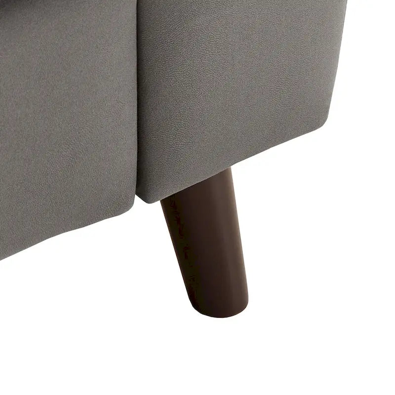 Tufted Microfiber Armchair