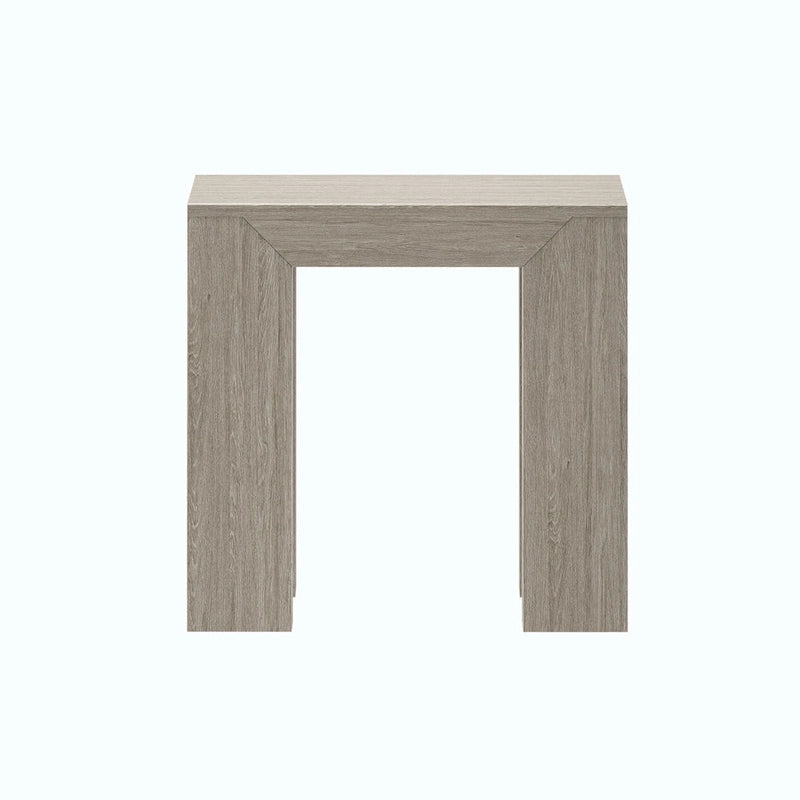 Moderne rechthoekige bijzettafel van massief hout