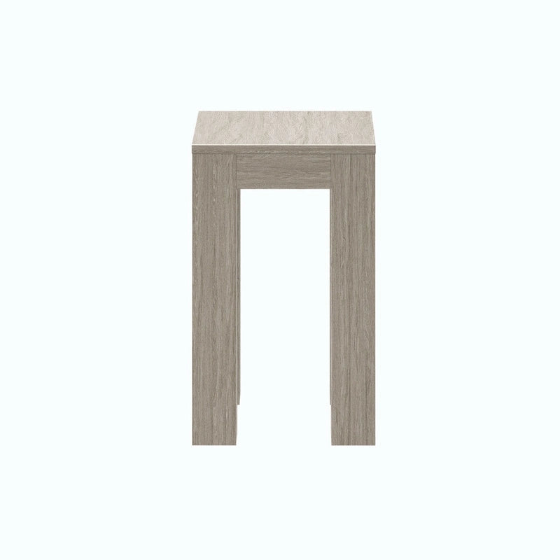 Moderne rechthoekige bijzettafel van massief hout