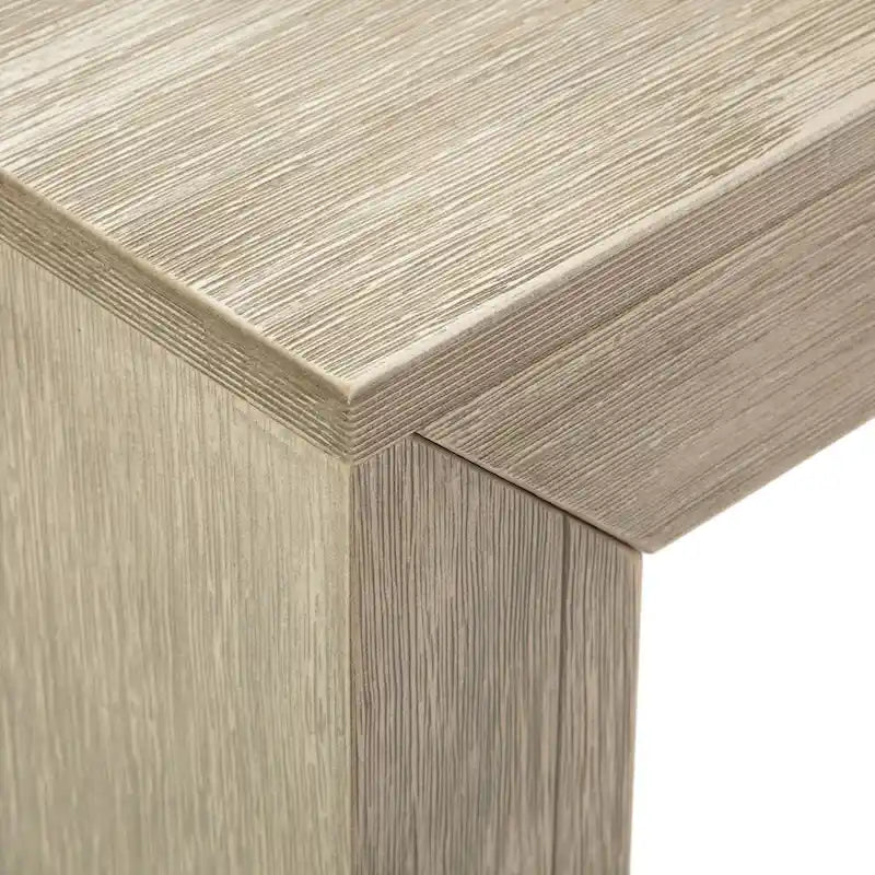 Moderne rechthoekige bijzettafel van massief hout
