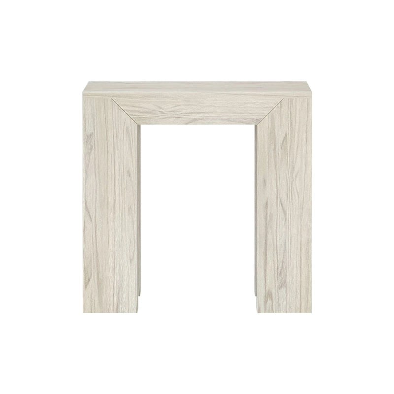 Moderne rechthoekige bijzettafel van massief hout
