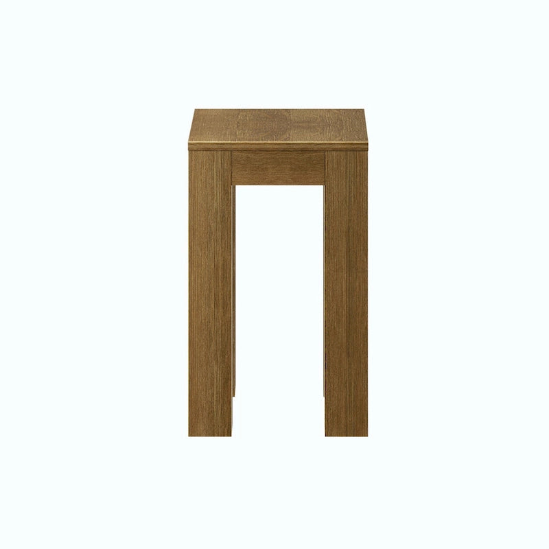Moderne rechthoekige bijzettafel van massief hout