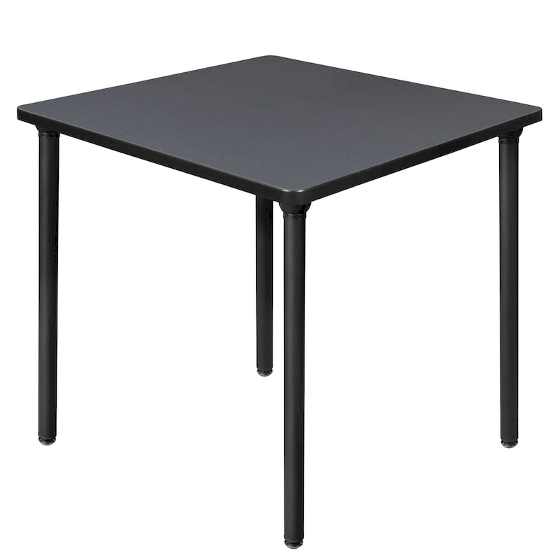 30" quadratischer Klapptisch mit Stahlbeinen — Platzsparendes Design