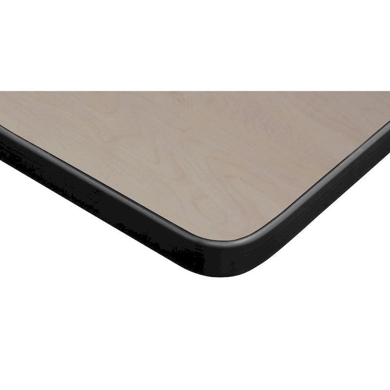 30" quadratischer Klapptisch mit Stahlbeinen — Platzsparendes Design