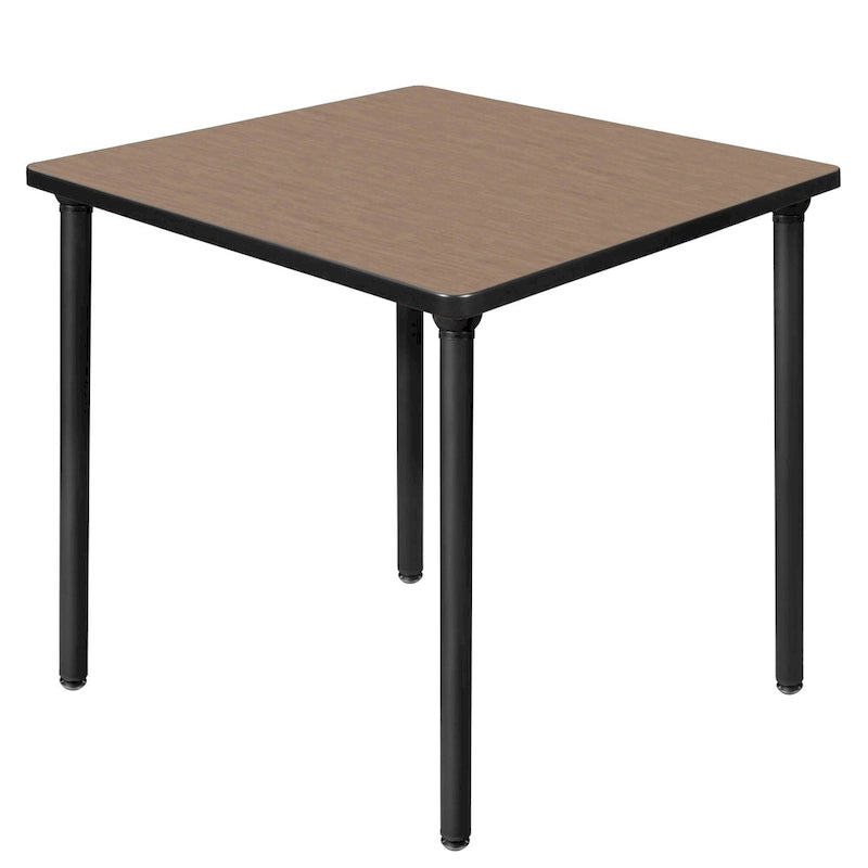 30" quadratischer Klapptisch mit Stahlbeinen — Platzsparendes Design