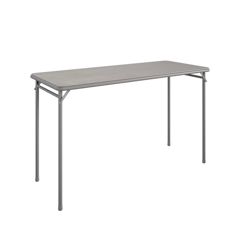 Tavolo pieghevole con piano in vinile da 20" x 48" — uso interno e all'aperto leggero