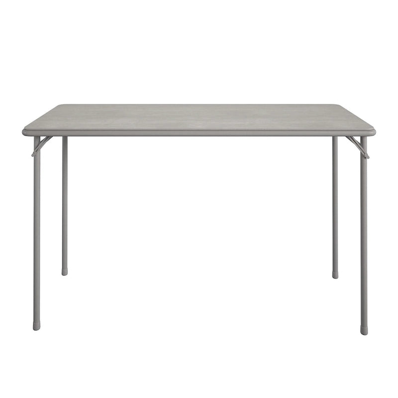 Tavolo pieghevole con piano in vinile da 20" x 48" — uso interno e all'aperto leggero