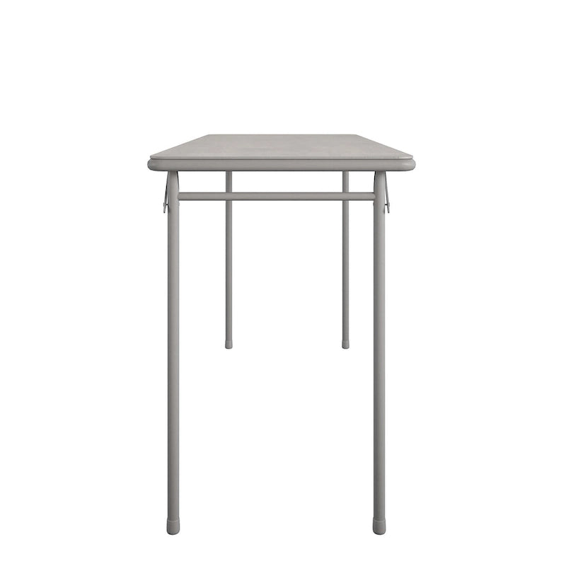 Tavolo pieghevole con piano in vinile da 20" x 48" — uso interno e all'aperto leggero