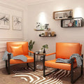Orange Accent Armchair