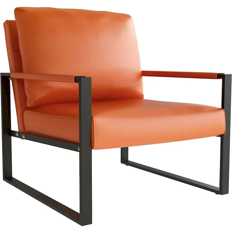 Orange Accent Armchair